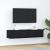 Dulapuri TV 2 buc stejar negru 60x31x25,5 cm lemn prelucrat GartenMobel Dekor
