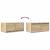 Dulapuri TV 2 buc Stejar Sonoma 60x31x25,5 cm Lemn prelucrat GartenMobel Dekor