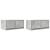 Dulapuri TV 2 buc Beton Gri 60x31x25,5 cm Lemn prelucrat GartenMobel Dekor