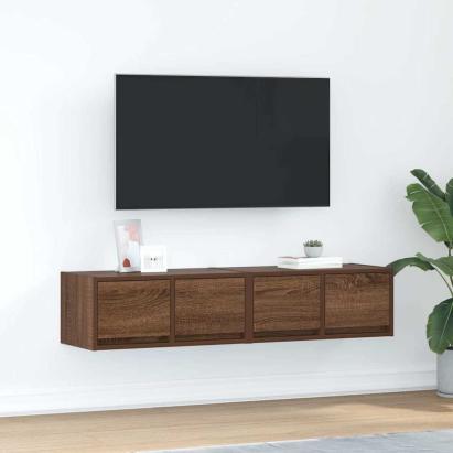 Dulapuri TV 2 buc Stejar maro 60x31x25,5 cm Lemn prelucrat GartenMobel Dekor