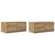 Dulapuri TV 2 buc Stejar Artisan 60x31x25,5 cm Lemn prelucrat GartenMobel Dekor