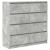Bufetă Gri Beton 100x35x99 cm Lemn prelucrat GartenMobel Dekor