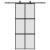 Ușă glisantă cu set feronerie neagră 90x205cm sticlă securizată GartenMobel Dekor
