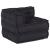 Puf modular Antracit 70x70x54 Material GartenMobel Dekor