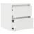 Noptiere montate pe perete 2 buc Alb 38x34x40 cm GartenMobel Dekor