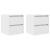 Noptiere montate pe perete 2 buc Alb 38x34x40 cm GartenMobel Dekor