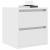 Noptiere montate pe perete 2 buc Alb 38x34x40 cm GartenMobel Dekor