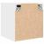 Noptiere montate pe perete 2 buc Alb 38x34x40 cm GartenMobel Dekor