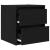 Noptiere de perete 2 buc Stejar negru 38x34x40 cm GartenMobel Dekor