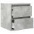 Noptiera de perete gri beton 38x34x40 cm GartenMobel Dekor