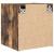 Noptiera montata pe perete din stejar afumat 38x34x40 cm GartenMobel Dekor
