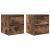 Noptiere montate pe perete 2 buc Stejar afumat 38x34x40 cm GartenMobel Dekor