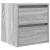 Noptiere montate pe perete 2 buc Gri Sonoma 38x34x40 cm GartenMobel Dekor