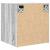 Noptiere montate pe perete 2 buc Gri Sonoma 38x34x40 cm GartenMobel Dekor