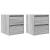 Noptiere montate pe perete 2 buc Gri Sonoma 38x34x40 cm GartenMobel Dekor