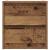 Noptiere montate pe perete 2 buc Lemn vechi 38x34x40 cm GartenMobel Dekor