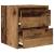 Noptiere montate pe perete 2 buc Lemn vechi 38x34x40 cm GartenMobel Dekor
