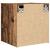 Noptiere montate pe perete 2 buc Lemn vechi 38x34x40 cm GartenMobel Dekor