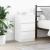 Noptiere cu 3 sertare 2 buc Alb 39x35x65 cm GartenMobel Dekor