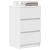 Noptiere cu 3 sertare 2 buc Alb 39x35x65 cm GartenMobel Dekor