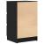 Noptiera cu 3 sertare Negru 39x35x65 cm GartenMobel Dekor