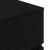 Noptiera cu 3 sertare Negru 39x35x65 cm GartenMobel Dekor
