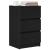 Noptiera cu 3 sertare Negru 39x35x65 cm GartenMobel Dekor