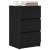 Noptiere cu 3 sertare 2 buc Negru 39x35x65 cm GartenMobel Dekor