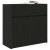 Bufetă cu sertar Stejar negru 80x34x76 cm Lemn prelucrat GartenMobel Dekor