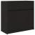 Bufetă cu sertar Stejar negru 80x34x76 cm Lemn prelucrat GartenMobel Dekor