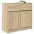 Bufetă cu sertar Stejar Sonoma 80x34x76 cm Lemn prelucrat GartenMobel Dekor