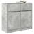 Bufetă cu sertar Gri beton 80x34x76 cm Lemn prelucrat GartenMobel Dekor