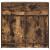 Bufetă cu sertar stejar afumat 80x34x76 cm lemn de stratificat GartenMobel Dekor
