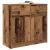 Bufetă cu sertar Lemn vechi 80x34x76 cm Lemn prelucrat GartenMobel Dekor