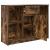 Bufetă cu sertar stejar afumat 101x35x76 cm lemn de stratificat GartenMobel Dekor