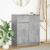 Bufetă cu sertar Gri Beton 71x35x84 cm Lemn prelucrat GartenMobel Dekor