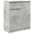 Bufetă cu sertar Gri Beton 71x35x84 cm Lemn prelucrat GartenMobel Dekor