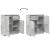 Bufetă cu sertar Gri Beton 71x35x84 cm Lemn prelucrat GartenMobel Dekor