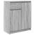 Bufetă cu sertar Gri Sonoma 71x35x84 cm Lemn prelucrat GartenMobel Dekor