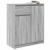 Bufetă cu sertar Gri Sonoma 71x35x84 cm Lemn prelucrat GartenMobel Dekor