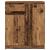 Bufetă cu sertar Lemn vechi 71x35x84 cm Lemn prelucrat GartenMobel Dekor