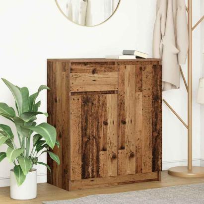 Bufetă cu sertar Lemn vechi 71x35x84 cm Lemn prelucrat GartenMobel Dekor