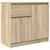 Bufetă cu sertar Stejar Sonoma 71x35x65 cm Lemn prelucrat GartenMobel Dekor