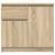 Bufetă cu sertar Stejar Sonoma 71x35x65 cm Lemn prelucrat GartenMobel Dekor