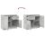 Bufetă cu sertar Gri beton 71x35x65 cm Lemn prelucrat GartenMobel Dekor