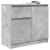Bufetă cu sertar Gri beton 71x35x65 cm Lemn prelucrat GartenMobel Dekor