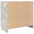 Bufetă cu sertar Gri beton 71x35x65 cm Lemn prelucrat GartenMobel Dekor