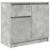 Bufetă cu sertar Gri beton 71x35x65 cm Lemn prelucrat GartenMobel Dekor