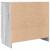Bufetă cu sertar Gri Sonoma 71x35x65 cm Lemn prelucrat GartenMobel Dekor