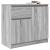 Bufetă cu sertar Gri Sonoma 71x35x65 cm Lemn prelucrat GartenMobel Dekor